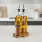 Momaz-Glass-2pcs-Oil-Bottles-with-2pcs-Spice-Jars1 Momaz Glass 2pcs Oil Bottles with 2pcs Spice Jars1