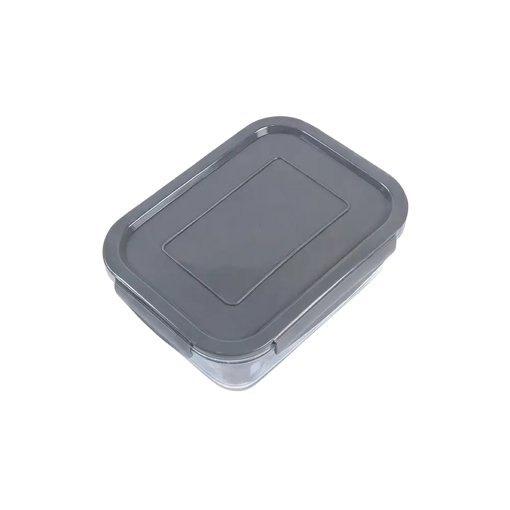 Momaz Glass Rectangular Food Container with Locked Lid 730ml Professional Storageware in Lebanon2