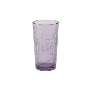 Pasabahce 6pcs Glass Smoky Purple Juice Cups Set