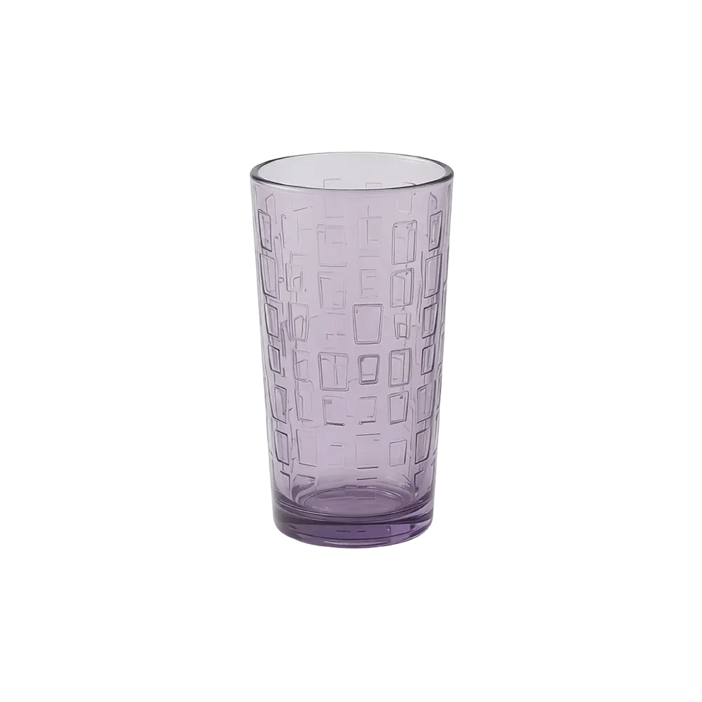Pasabahce 6pcs Glass Smoky Purple Juice Cups Set
