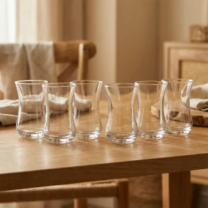 Pasabahce Classic 6pcs Glass Tea Cups Set 120ml1
