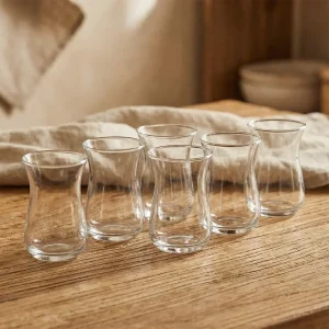 Pasabahce Classic Glass 6pcs Tea Cups Set 150ml1