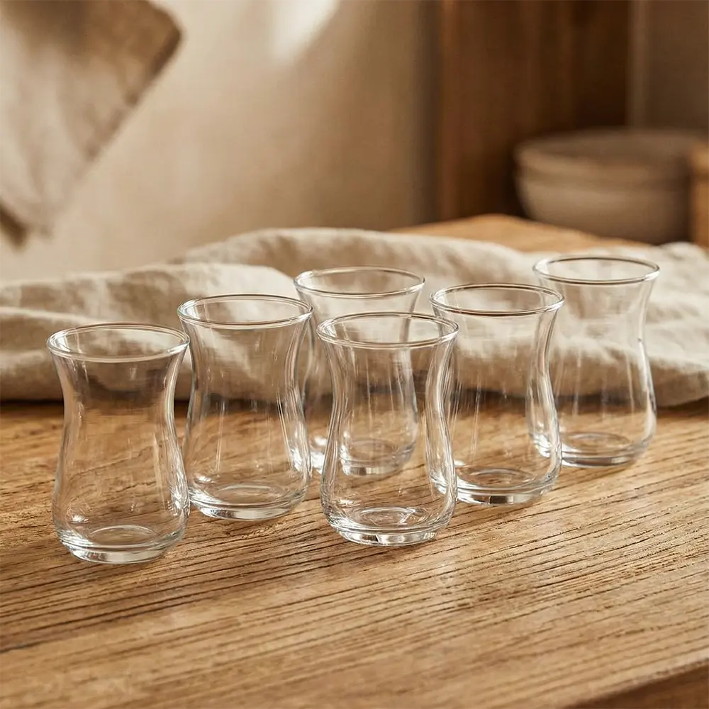 Pasabahce-Classic-Glass-6pcs-Tea-Cups-Set-150ml1 Pasabahce Classic Glass 6pcs Tea Cups Set 150ml1
