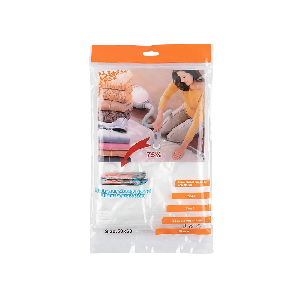 Premium Vacuum-Seal Storage Packing Bag Multi Sizes (50x60cm, 60x80cm, 70x100cm, 80x110cm,90x120cm)-Space Saving Organizer 2