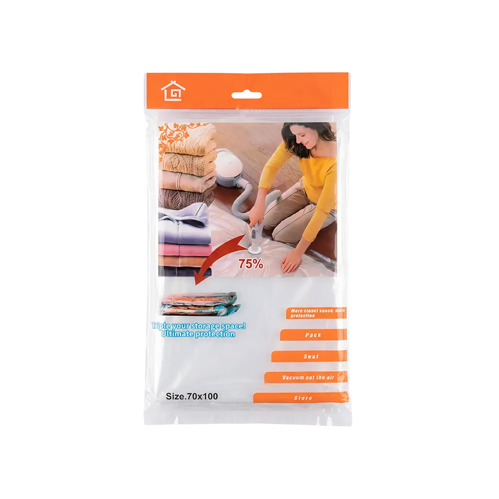Premium Vacuum-Seal Storage Packing Bag Multi Sizes (50x60cm, 60x80cm, 70x100cm, 80x110cm,90x120cm)-Space Saving Organizer 4