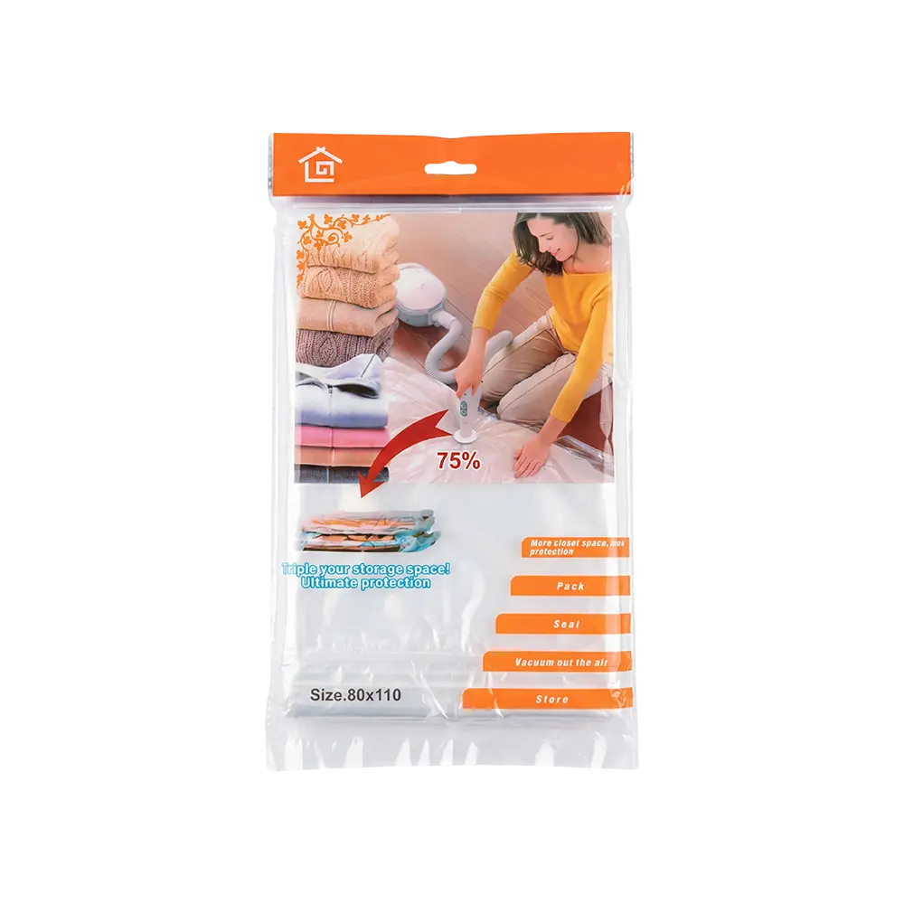 Premium Vacuum-Seal Storage Packing Bag Multi Sizes (50x60cm, 60x80cm, 70x100cm, 80x110cm,90x120cm)-Space Saving Organizer 5