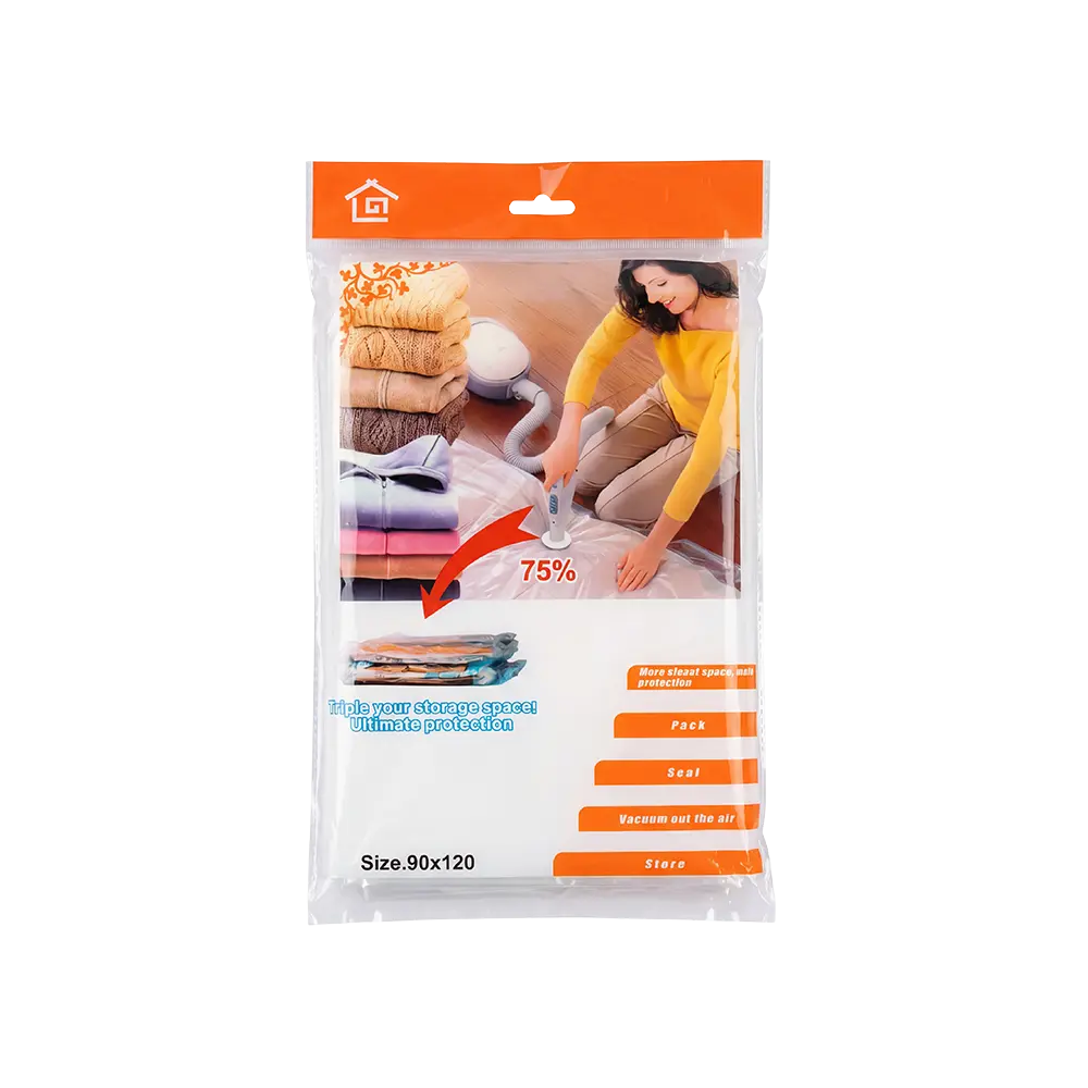 Premium Vacuum-Seal Storage Packing Bag Multi Sizes (50x60cm, 60x80cm, 70x100cm, 80x110cm,90x120cm)-Space Saving Organizer 6