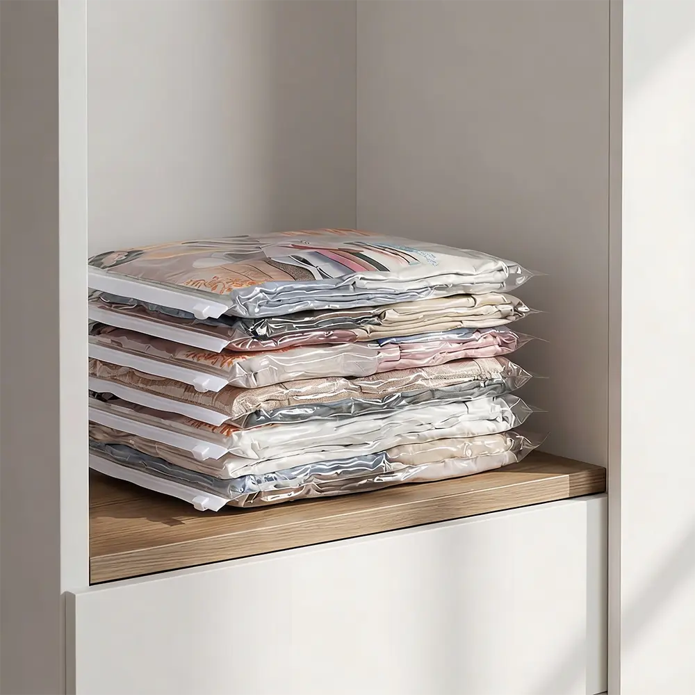 Premium Vacuum Seal Storage Packing Bag Multi Sizes (50x60cm, 60x80cm, 70x100cm, 80x110cm,90x120cm) Space Saving Organizer2