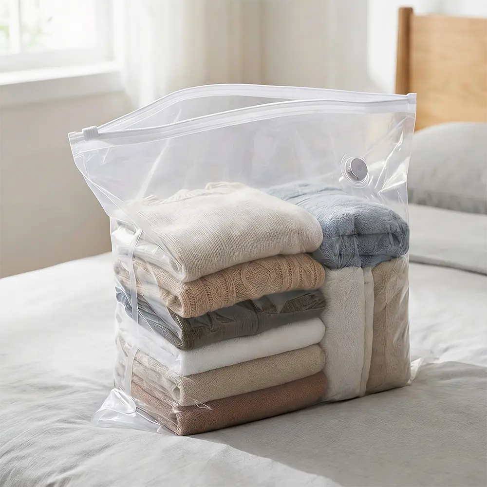 Premium Vacuum Seal Storage Packing Bag Multi Sizes (50x60cm, 60x80cm, 70x100cm, 80x110cm,90x120cm) Space Saving Organizer7
