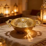 Ramadan-Metal-Gold-Serving-Bowl1 Ramadan Metal Gold Serving Bowl1