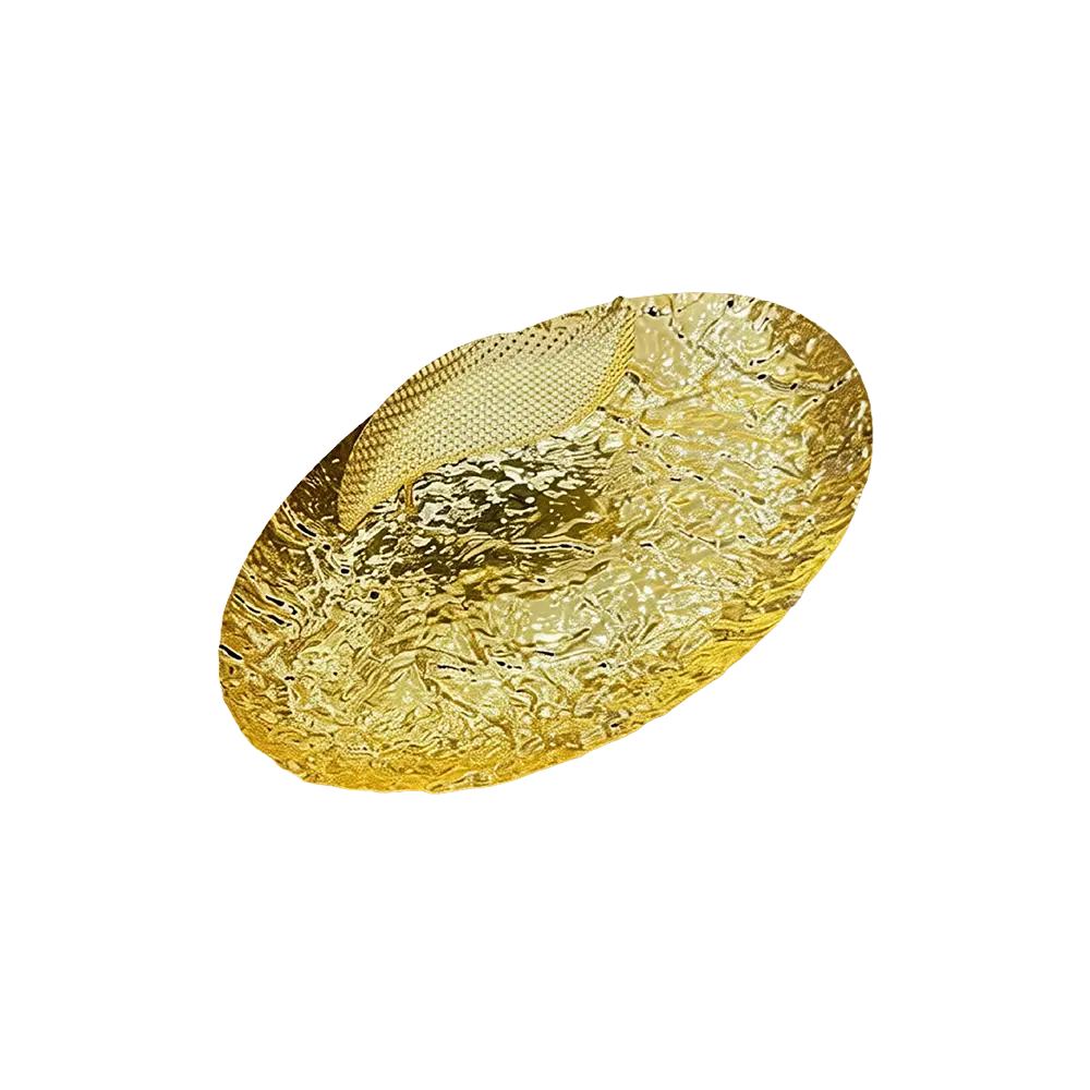 Ramadan-Metal-Golden-Oval-Design-Serving-Tray Ramadan Metal Golden Oval Design Serving Tray