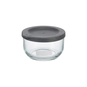 Round Glass Food Container with Silicone Lid 380ml Professional Storageware in Lebanon