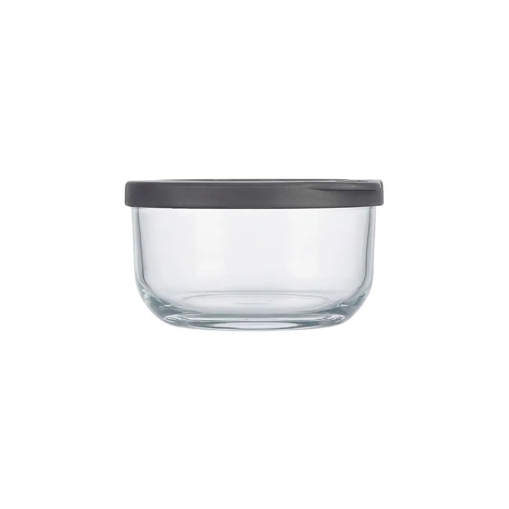 Round Glass Food Container with Silicone Lid 380ml Professional Storageware in Lebanon2