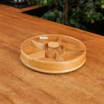 Round-Wooden-Organizer-with-Plexi-Lid-6-Compartments2 Round Wooden Organizer with Plexi Lid 6 Compartments2