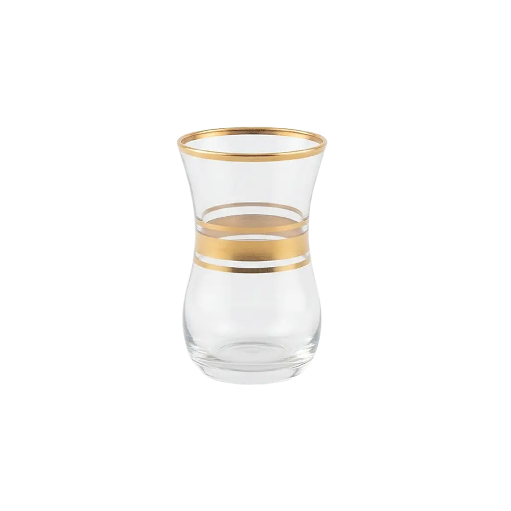 Viena-Luxury-Glass-Gold-Rim-6pcs-Tea-Cups-Set-120ml Viena Luxury Glass Gold Rim 6pcs Tea Cups Set 120ml