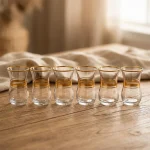 Viena-Luxury-Glass-Gold-Rim-6pcs-Tea-Cups-Set-120ml1 Viena Luxury Glass Gold Rim 6pcs Tea Cups Set 120ml1