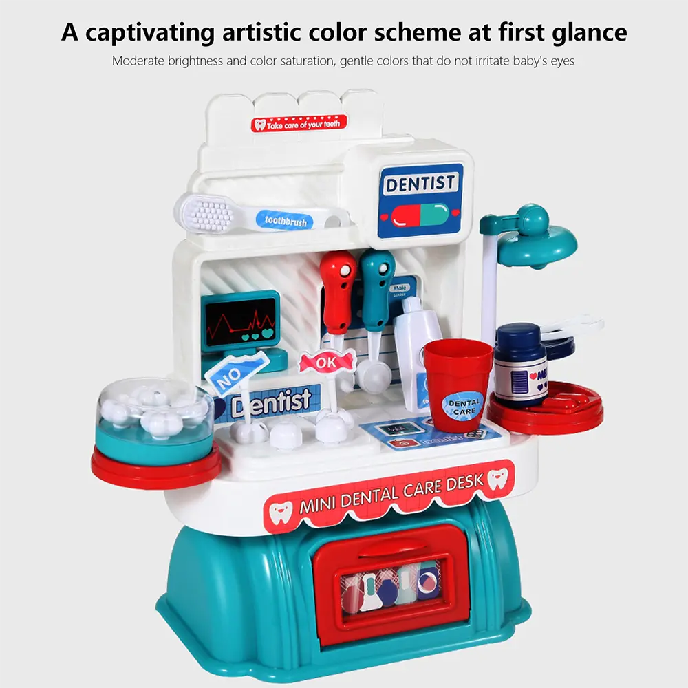 BOWA Kids Mini Dental Care Desk Play Set–32 Pieces–Model