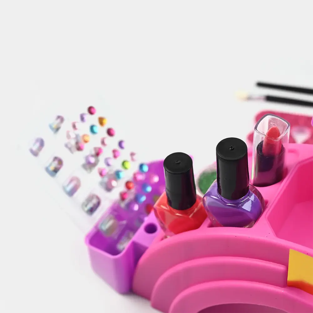 Beauty Bomb Kids Nail Spa Salon Play Set with Nail Dryer, Mirror & Accessories2