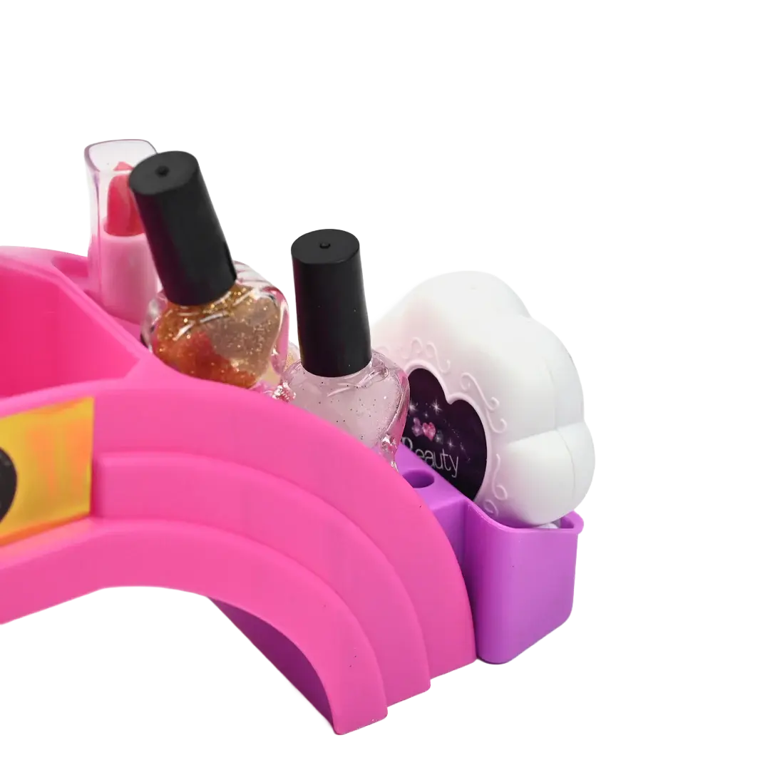 Beauty Bomb Kids Nail Spa Salon Play Set with Nail Dryer, Mirror & Accessories3
