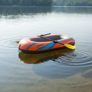 Bestway Kondor 2000 Inflatable Boat Set 1.95m with Oars & Repair Patch Orange