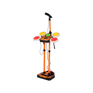 Buddyfun Kids Electronic Drum Set with Microphone 5 Drum Pads MP3 Function