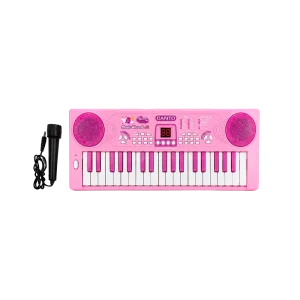 CANTO HL 3701A Pink Electronic Keyboard 37 Mini Keys with Microphone & LED Display