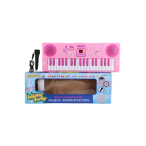 CANTO HL 3701A Pink Electronic Keyboard 37 Mini Keys with Microphone & LED Display1