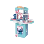 Disney Stitch 3 in 1 Kids Doctor Trolley Case & Hospital Play Station–Model ST008 955A