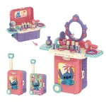 Disney-Stitch-3-in-1-Kids-Makeup-Trolley-Vanity-Play-Set-with-Light-&-Sound-Pink2 Disney Stitch 3 in 1 Kids Makeup Trolley Vanity Play Set with Light & Sound Pink2