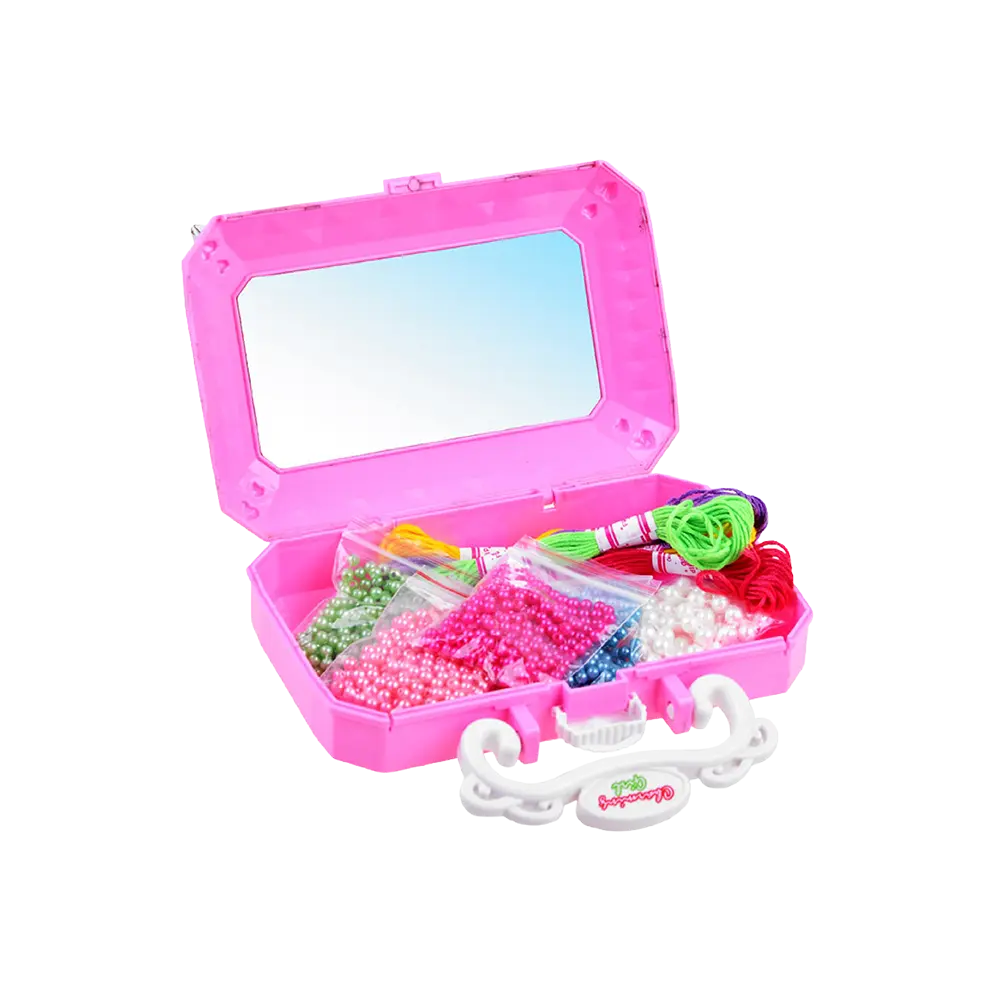 Fashion-Star-DIY-Bracelet-Factory-2-in-1-Bracelet-Making-Craft-Set-with-Pink-Storage-Case3 Fashion Star DIY Bracelet Factory 2 in 1 Bracelet Making Craft Set with Pink Storage Case3
