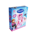 Frozen Girls Fashion Vanity Table Play Pink Set with Mirror & Hair Dryer1