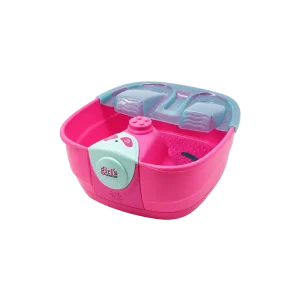 Girl's Creator Foot Spa Salon Working Pedicure Play Pink Set with Bubble & Music1
