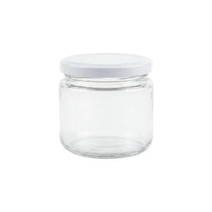 Glass Storage Jar 330ml with Metal Lid Professional Storageware in Lebanon