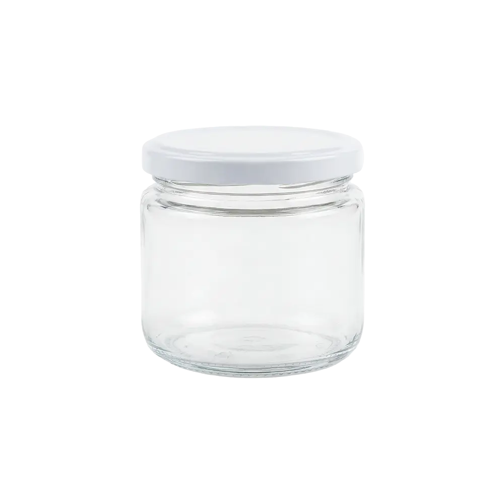 Glass Storage Jar 330ml with Metal Lid Professional Storageware in Lebanon
