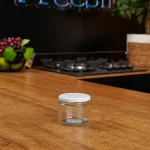 Glass Storage Jar 330ml with Metal Lid Professional Storageware in Lebanon1