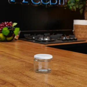 Glass Storage Jar 330ml with Metal Lid Professional Storageware in Lebanon1
