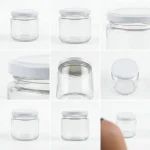 Glass Storage Jar 330ml with Metal Lid Professional Storageware in Lebanon2