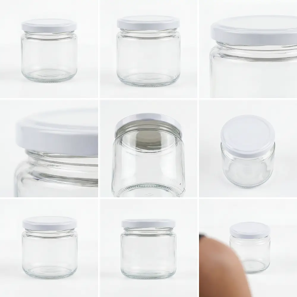 Glass Storage Jar 330ml with Metal Lid Professional Storageware in Lebanon2