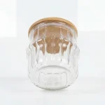 Glass-Storage-Jar-Airtight-Bamboo-Lid-350ml-Gold-Handle-Transparent-Professional-Storageware-in-Lebanon2 Glass Storage Jar Airtight Bamboo Lid 350ml Gold Handle Transparent Professional Storageware in Lebanon2
