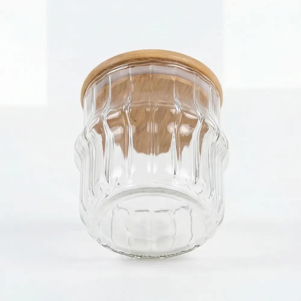 Glass-Storage-Jar-Airtight-Bamboo-Lid-350ml-Gold-Handle-Transparent-Professional-Storageware-in-Lebanon2 Glass Storage Jar Airtight Bamboo Lid 350ml Gold Handle Transparent Professional Storageware in Lebanon2
