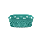 Hobby Life 1.3L Diamond Flat Ventilated Multipurpose 18 x 13.5 x 7 cm Turquoise Basket 04