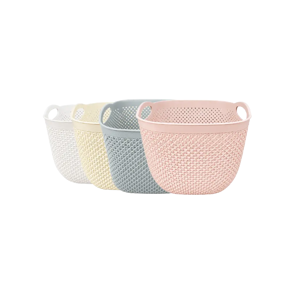 Hobby Life Diamond Square Storage Basket with Integrated Handles 6.3L 22 x 22 x 17.5 cm, Model 04 1281 Assorted Colors