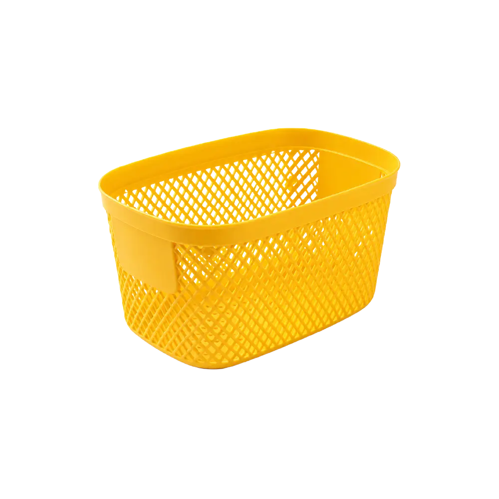 Hobby Life Nickel Multipurpose Storage Basket 3L, 22.5 x 15.3 x 12.7 cm, Model 04 1290 Yellow