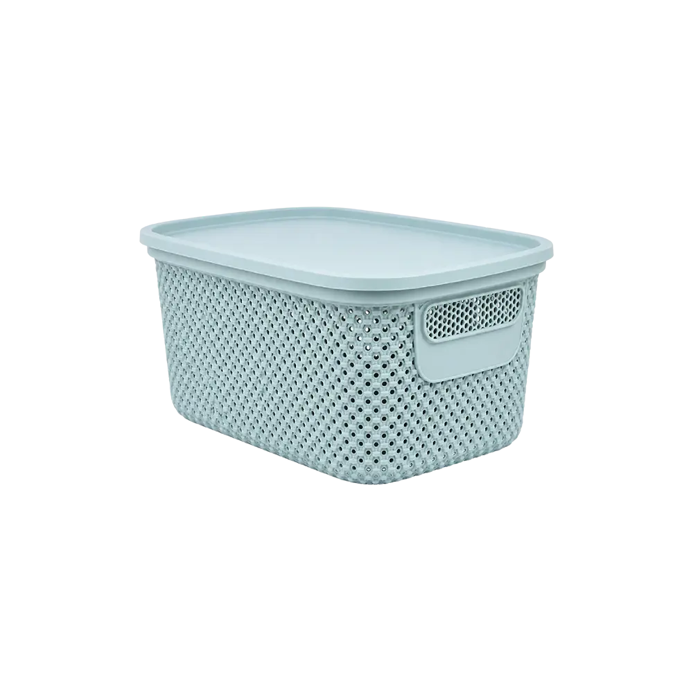 Hobby-Life-Nickel-Storage-Box-with-Lid-3.5L,-23.6-x-17.2-x-14.7-cm-Blue-Gray Hobby Life Nickel Storage Box with Lid 3.5L, 23.6 x 17.2 x 14.7 cm Blue Gray
