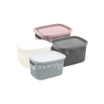 Hobby Life Nickel Storage Box with Lid & Side Handles 6L 26.7 x 21.7 x 15.2 cm Model 04 1287 Assorted Colors