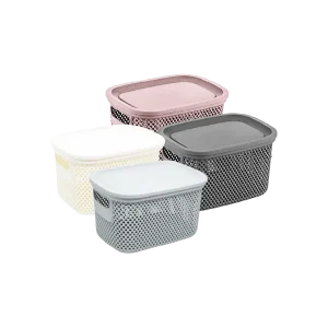 Hobby Life Nickel Storage Box with Lid & Side Handles 6L 26.7 x 21.7 x 15.2 cm Model 04 1287 Assorted Colors