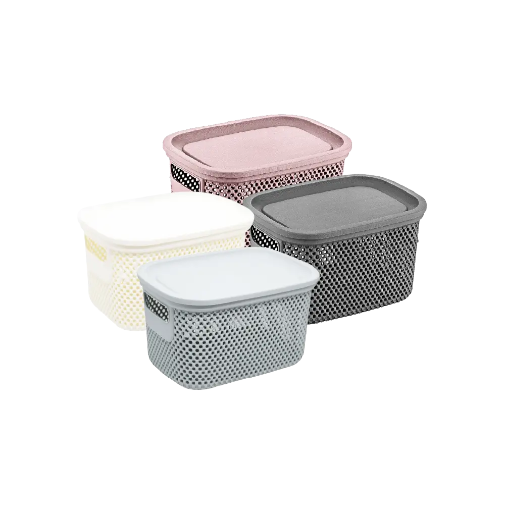 Hobby Life Nickel Storage Box with Lid & Side Handles 6L 26.7 x 21.7 x 15.2 cm Model 04 1287 Assorted Colors