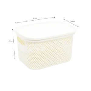 Hobby Life Nickel Storage Box with Lid & Side Handles 6L 26.7 x 21.7 x 15.2 cm Model 04 1287 Assorted Colors1