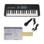 KING.DRM-BD-370-Black-Electronic-Keyboard-37-Keys-with-Microphone3 KING.DRM BD 370 Black Electronic Keyboard 37 Keys with Microphone3