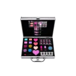 Labubu Kids Makeup Beauty World Carry Case Play Set with Pretend Cosmetics Silver1